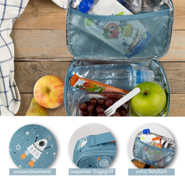 Kinder Thermotasche / Lunchtasche Weltall