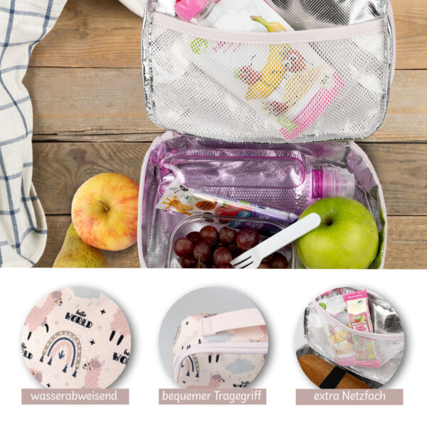 Kinder Thermotasche / Lunchtasche Lama