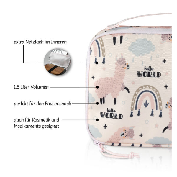 Kinder Thermotasche / Lunchtasche Lama