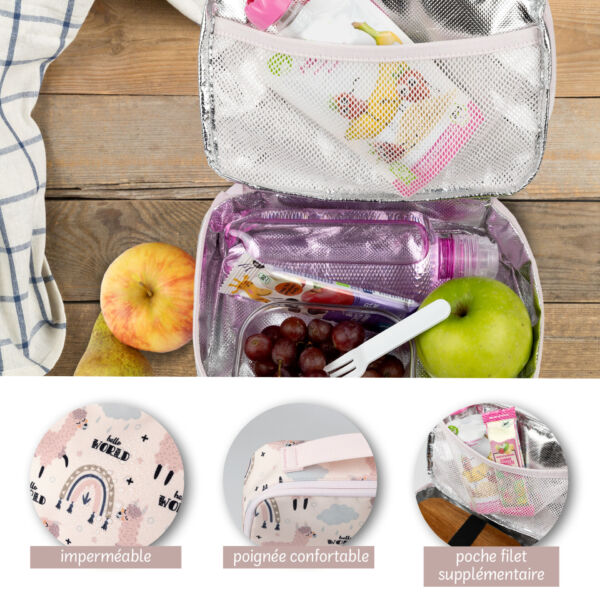 Sac isotherme Lama pour enfants