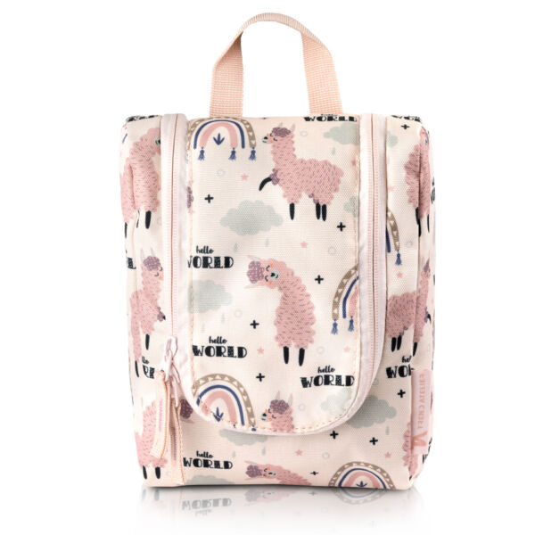 borsa da toilette per bambini lama