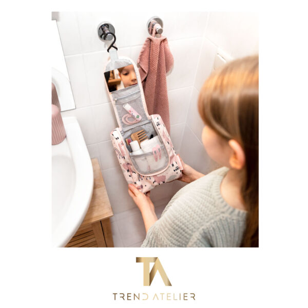 borsa da toilette per bambini lama