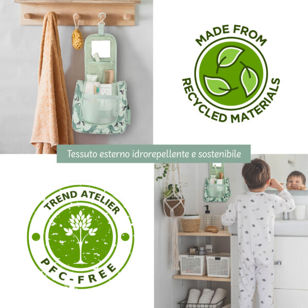 Borsa da toilette per bambini dino