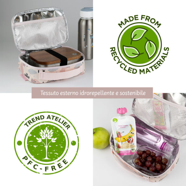 Borsa pranzo per bambini lama
