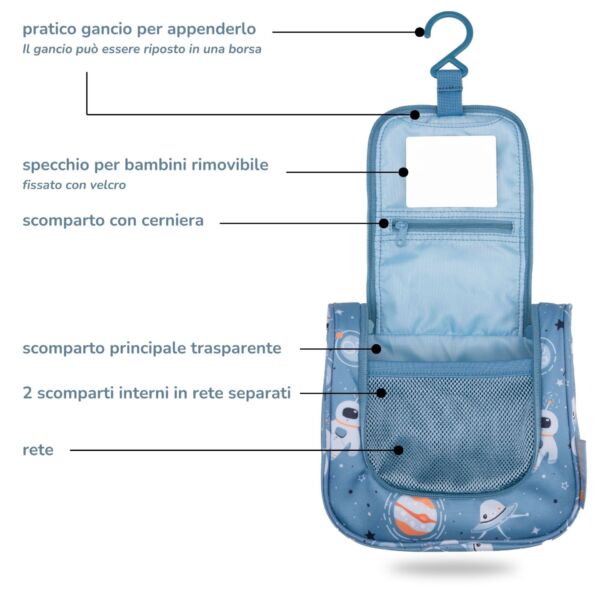 Beauty case per bambini Spazio