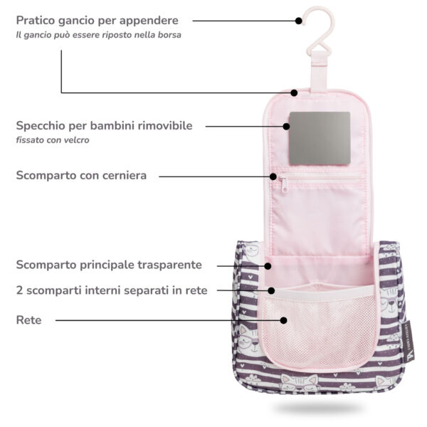 Beauty case per bambini Gatto