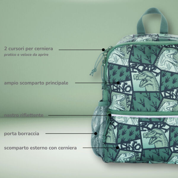 Zaino per bambini Dino 2