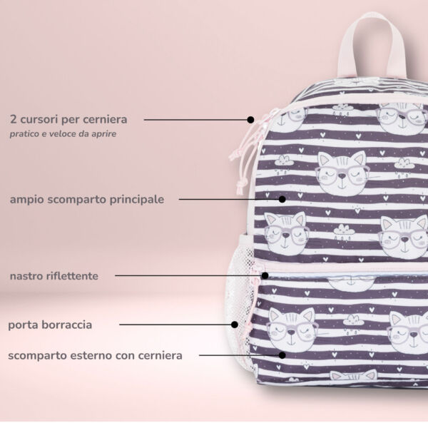 Zaino per bambini Gatto