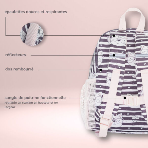 Sac à dos enfant Chat