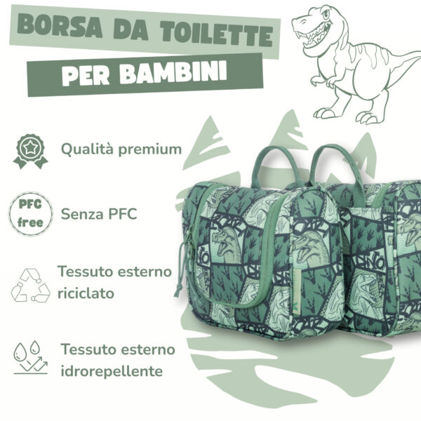 Beauty case per bambini Dino 2