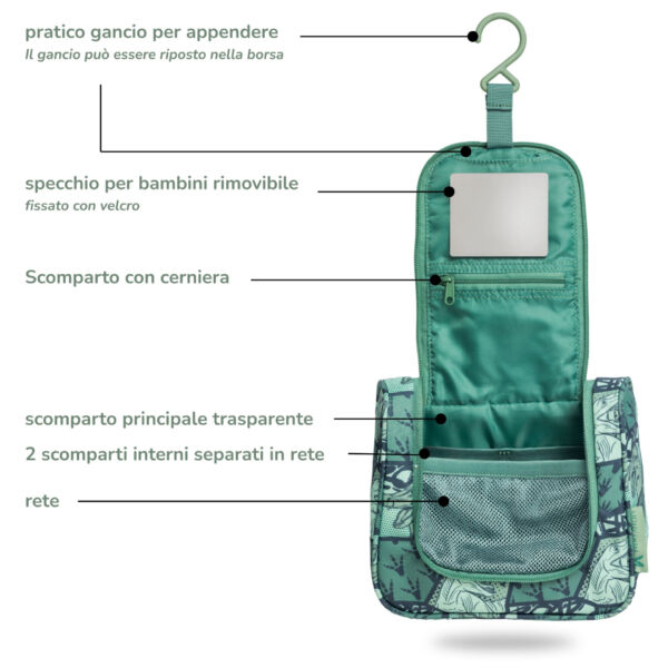 Beauty case per bambini Dino 2