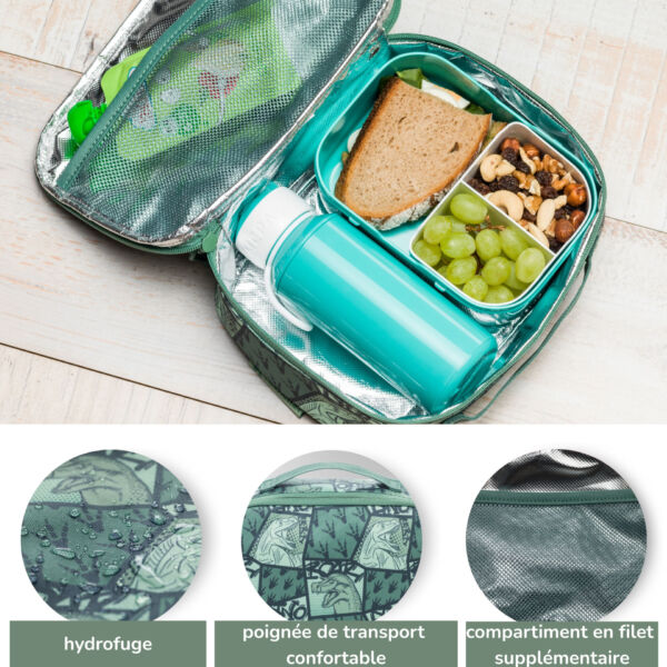 Sac Isotherme Repas Enfant Dino 2