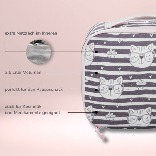 Kinder Lunchtasche Katze