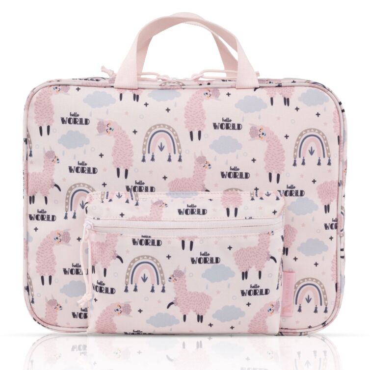 Kinder Büchertasche Lama