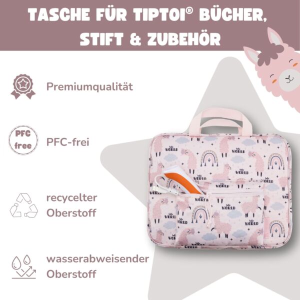 Lama Büchertasche