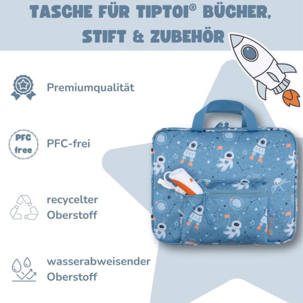 Kinder Büchertasche Weltall