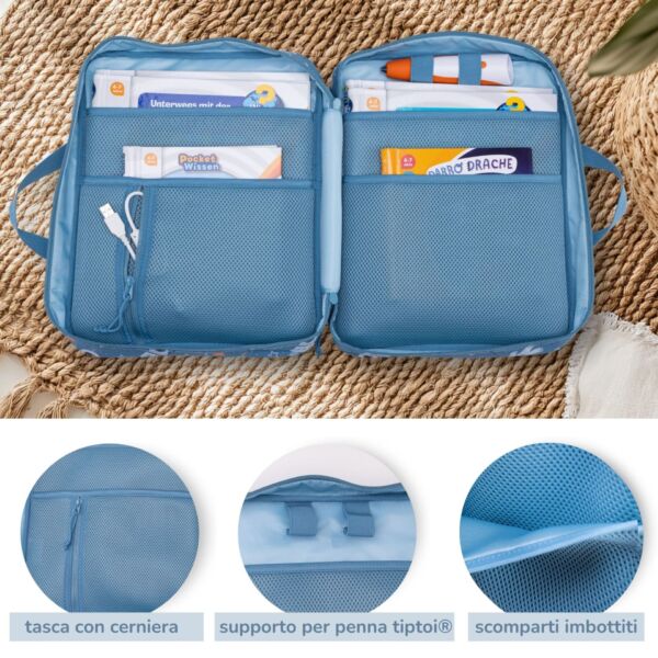 Borsa per trasportare e conservare i libri tiptoi per bambini Spazio