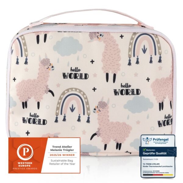 Kinder Thermotasche Lama